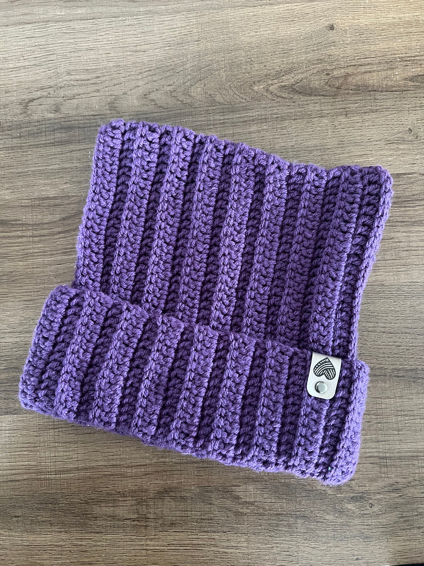 Purple Cat Ear Beanie
