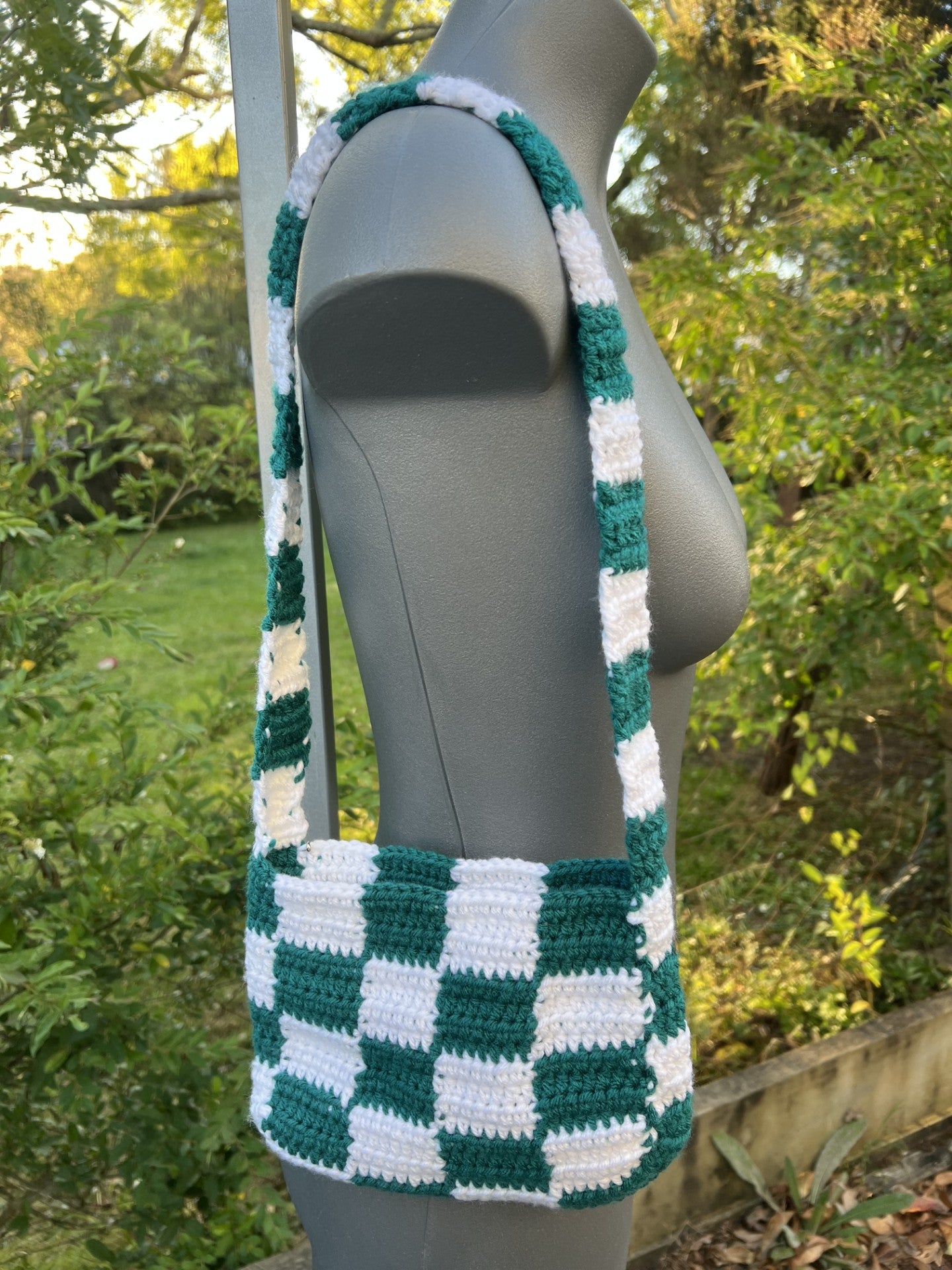 Checkered bag