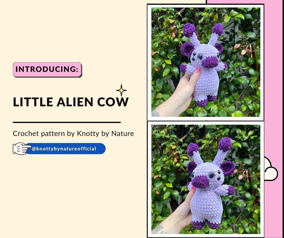 Little Alien Cow Pattern