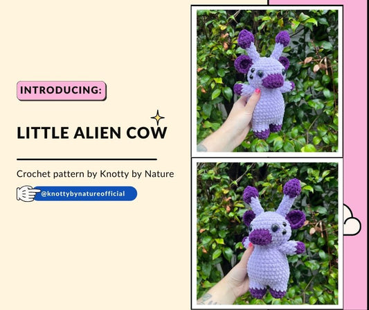Little Alien Cow Pattern