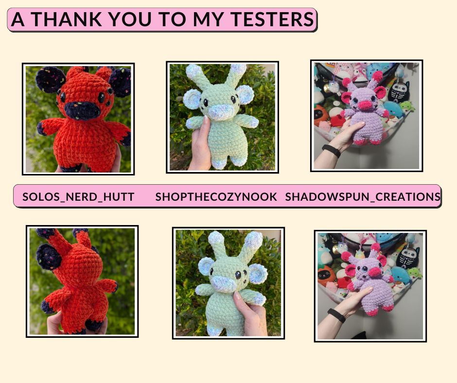 Little Alien Cow Pattern