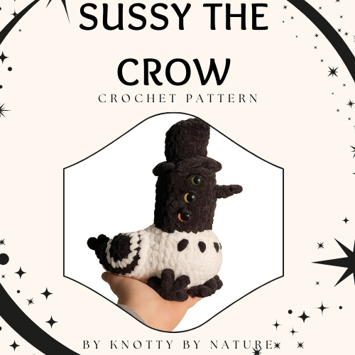 Sussy the Crow - CROCHET PATTERN