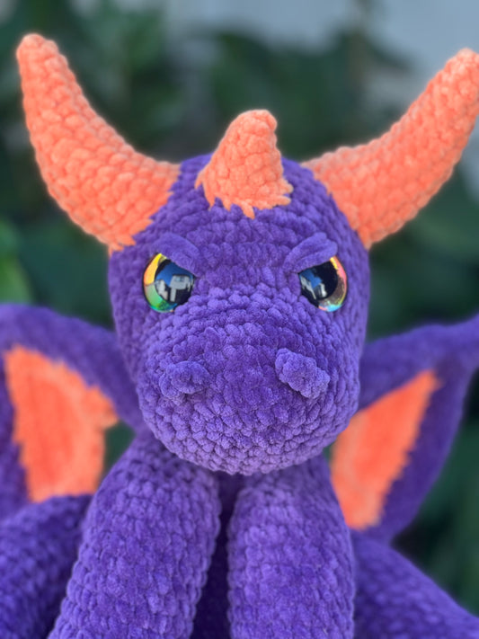 Giant purple dragon 🐉