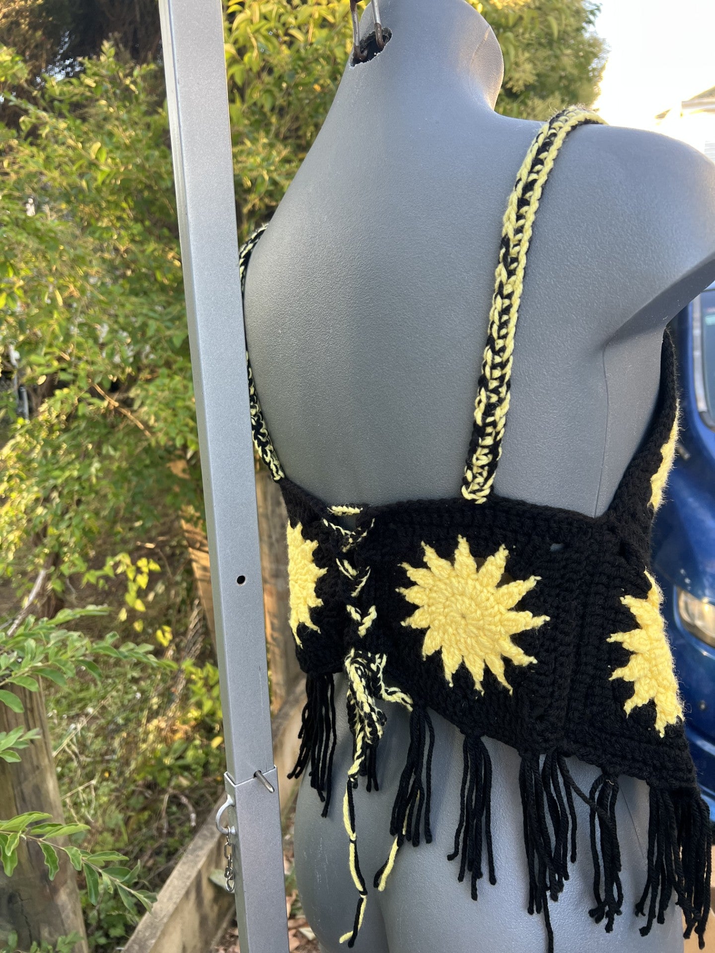 Sunflower Grannysquare Top