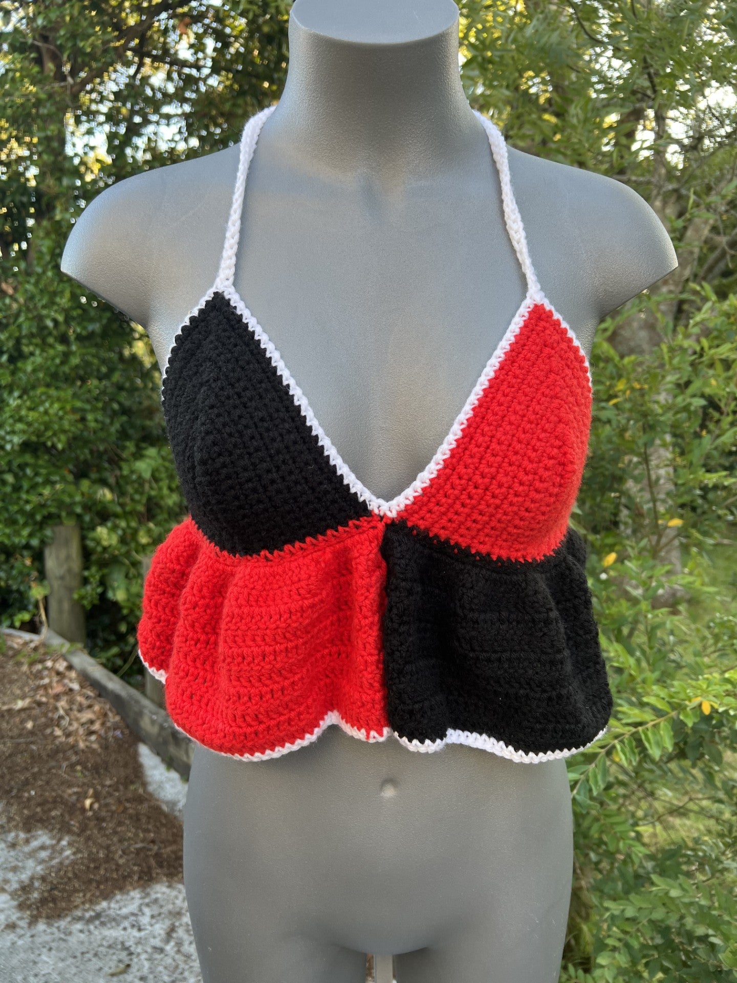 Harley Quinn Ruffle Top
